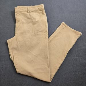 Lauren Ralph Lauren Women 8 Tan Ankle Zip Chino Pants